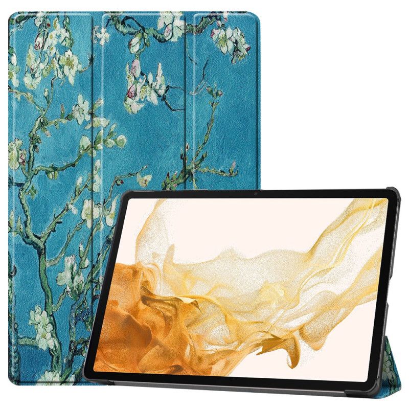 Samsung Galaxy Tab S9 Plus Aprikosblomster