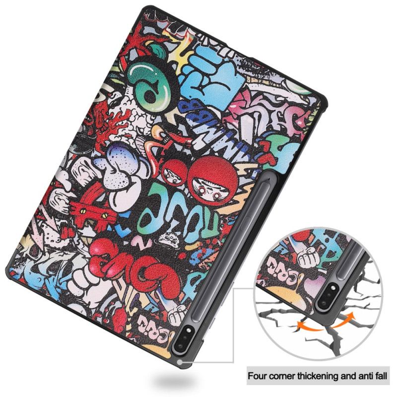 Samsung Galaxy Tab S9 Plus Graffitimønster