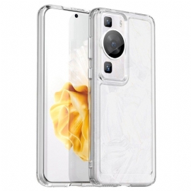 Deksel Til Huawei P60 Pro Transparent Candy Series