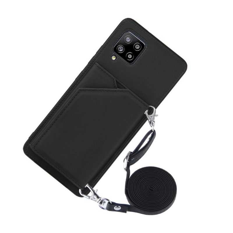 Deksel Til Samsung Galaxy A42 5G Aude Multi-compartment Lanyard