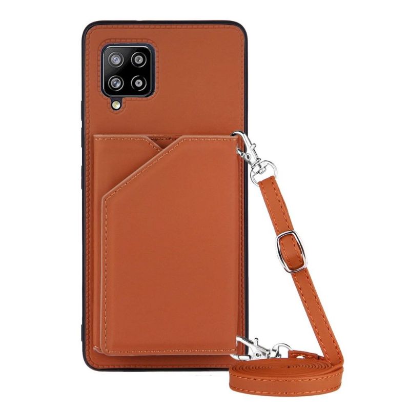 Deksel Til Samsung Galaxy A42 5G Aude Multi-compartment Lanyard