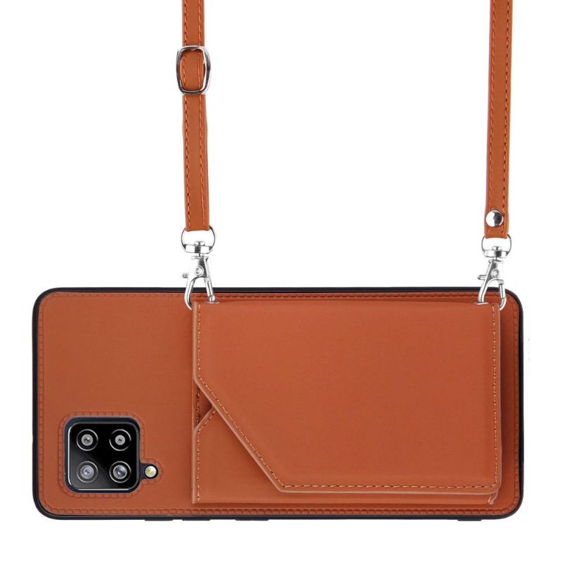 Deksel Til Samsung Galaxy A42 5G Aude Multi-compartment Lanyard