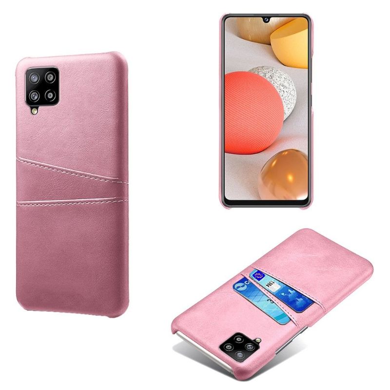 Deksel Til Samsung Galaxy A42 5G Melody Leather Effect Card Holder