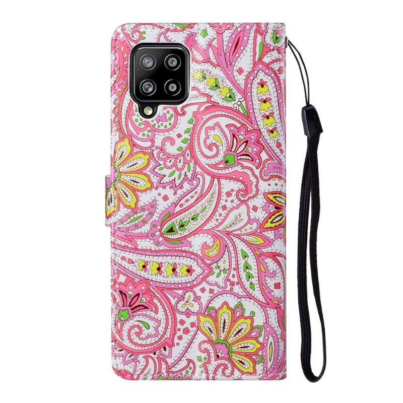 Folio Deksel Til Samsung Galaxy A42 5G Paisleyblomst