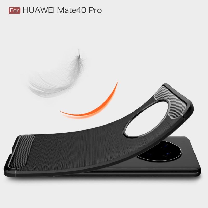 Deksel Til Huawei Mate 40 Pro Originalitet Fleksibel Børstet Effekt