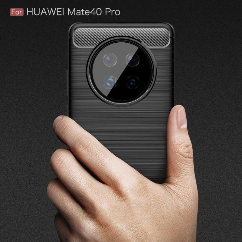 Deksel Til Huawei Mate 40 Pro Originalitet Fleksibel Børstet Effekt