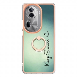 Deksel Oppo Reno 11 Pro 5g Keep Smile Ring Holder