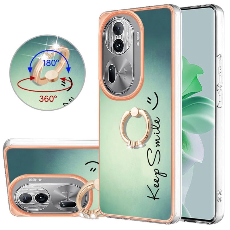 Deksel Oppo Reno 11 Pro 5g Keep Smile Ring Holder