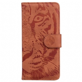 Folio Deksel Til Xiaomi 13 Pro Med Kjede Strappy Tiger Print