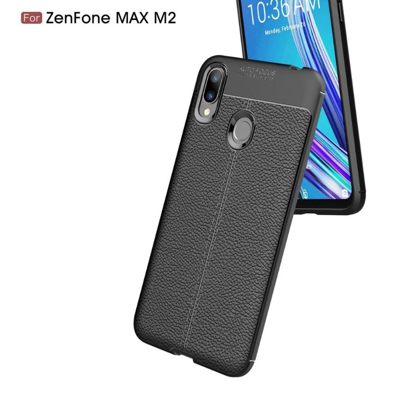 Deksel Til Asus Zenfone Max M2 Finishing Gel I Kunstskinn