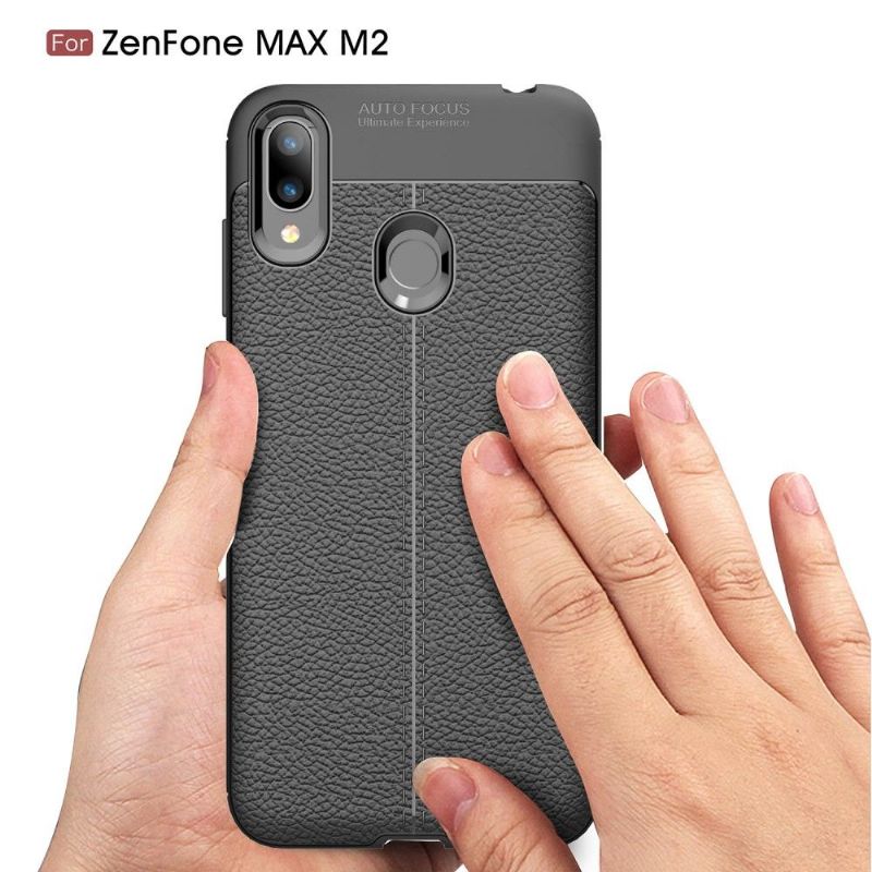 Deksel Til Asus Zenfone Max M2 Finishing Gel I Kunstskinn