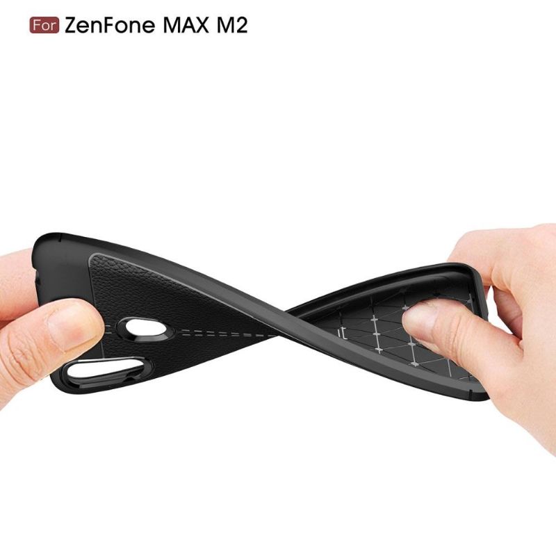 Deksel Til Asus Zenfone Max M2 Finishing Gel I Kunstskinn