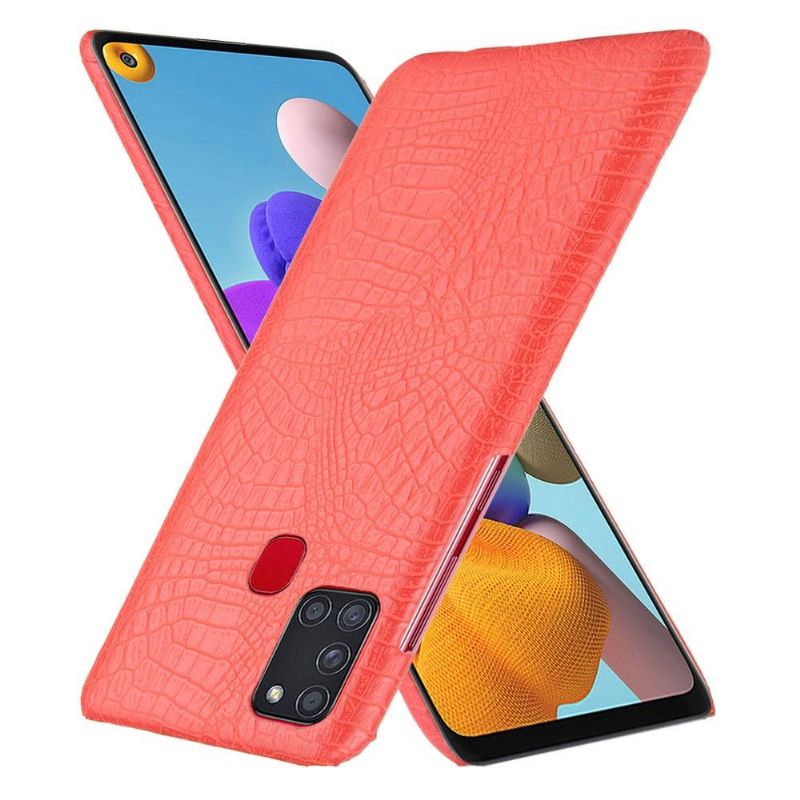 Deksel Til Samsung Galaxy A21s Croc Skin Effekt