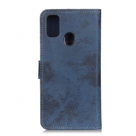 Etui Til Samsung Galaxy A21s Cyrius Faux Leather Vintage