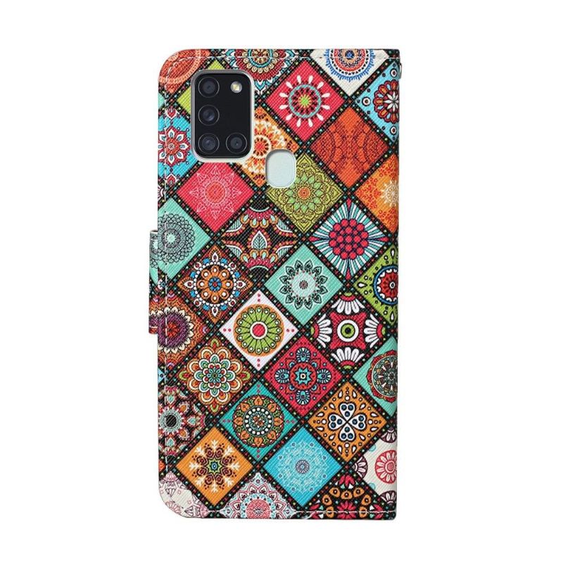 Lærdeksel Til Samsung Galaxy A21s Mandala Kaleidoskop