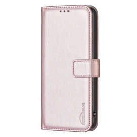 Folio Deksel Oppo Reno 11f 5g Faux Leather Binfen Farge