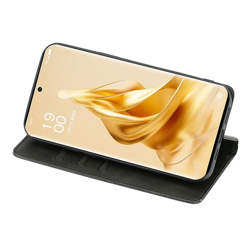 Folio Deksel Oppo Reno 11f 5g Skinnimitasjon Beskyttelse Deksel