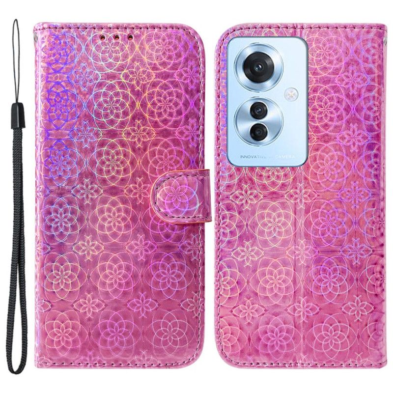 Folio Deksel Oppo Reno 11f 5g Strappy Disco Style