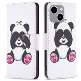 Folio Deksel Til iPhone 14 Plus Panda Moro