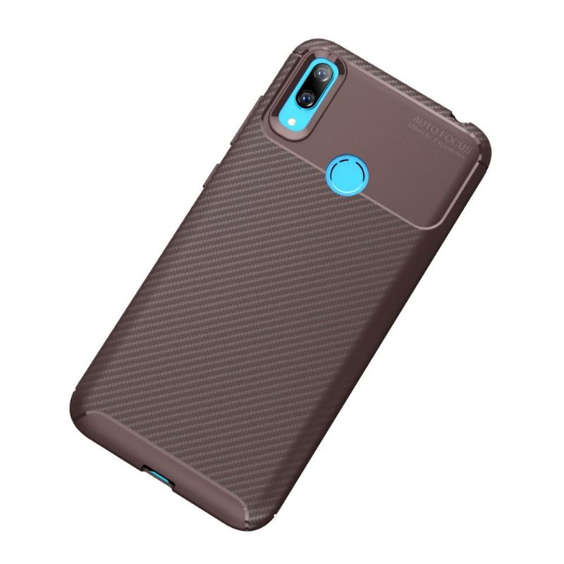 Deksel Til Huawei Y7 2019 Originalitet Brown Karbon Classy