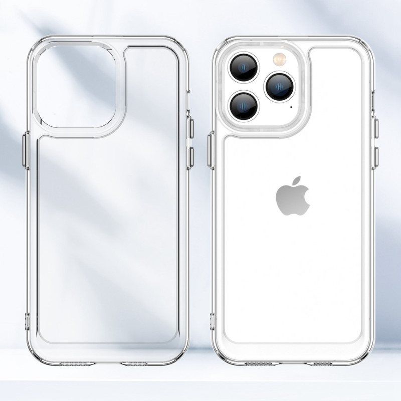 Deksel Til iPhone 14 Pro Max Transparent Candy Series