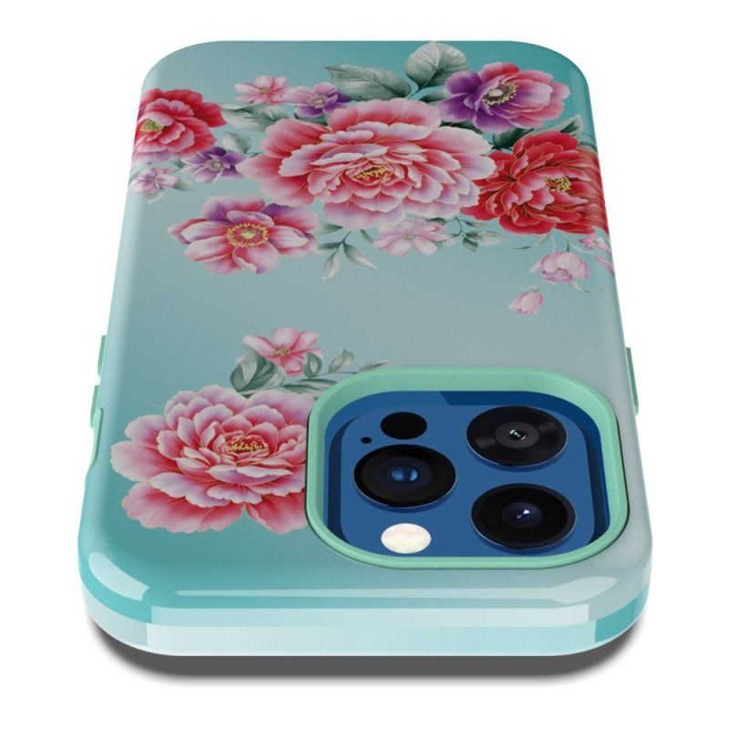 Deksel Til iPhone 14 Pro Max Vintage Blomster