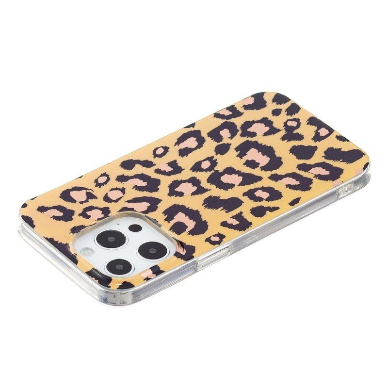 Deksel Til iPhone 15 Pro Leopardmønster