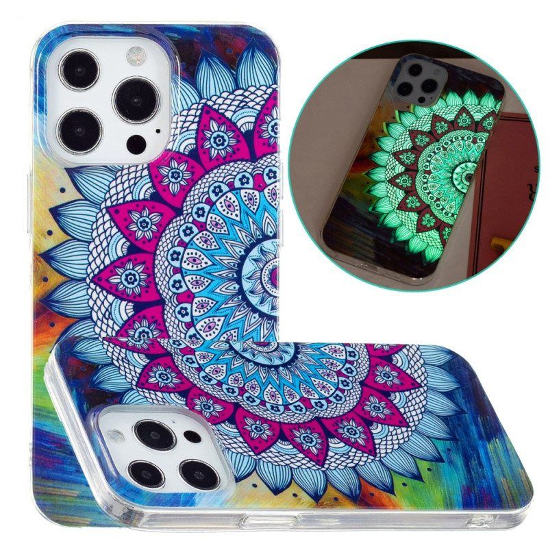 Deksel Til iPhone 15 Pro Max Fluorescerende Mandala