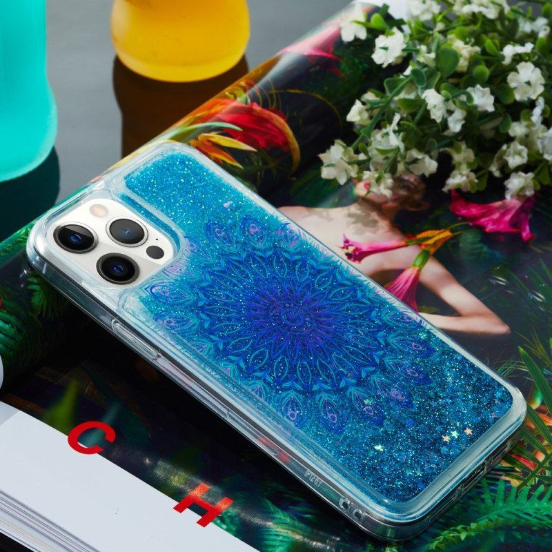 Deksel Til iPhone 15 Pro Max Mandala Glitter