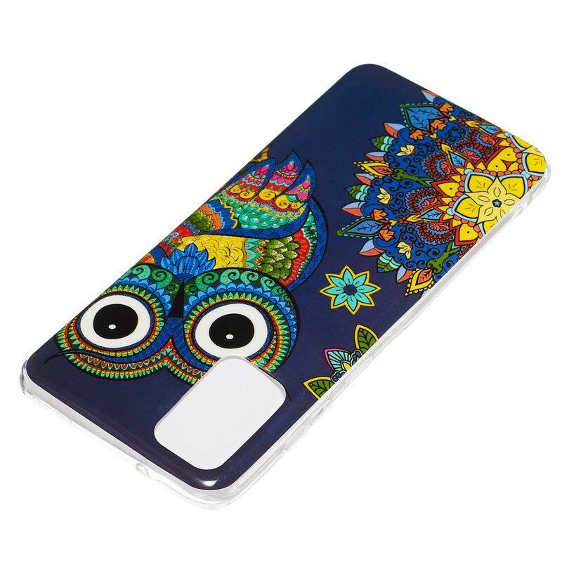 Deksel Til Samsung Galaxy S20 Plus / S20 Plus 5G Fluorescerende Ugle Mandala