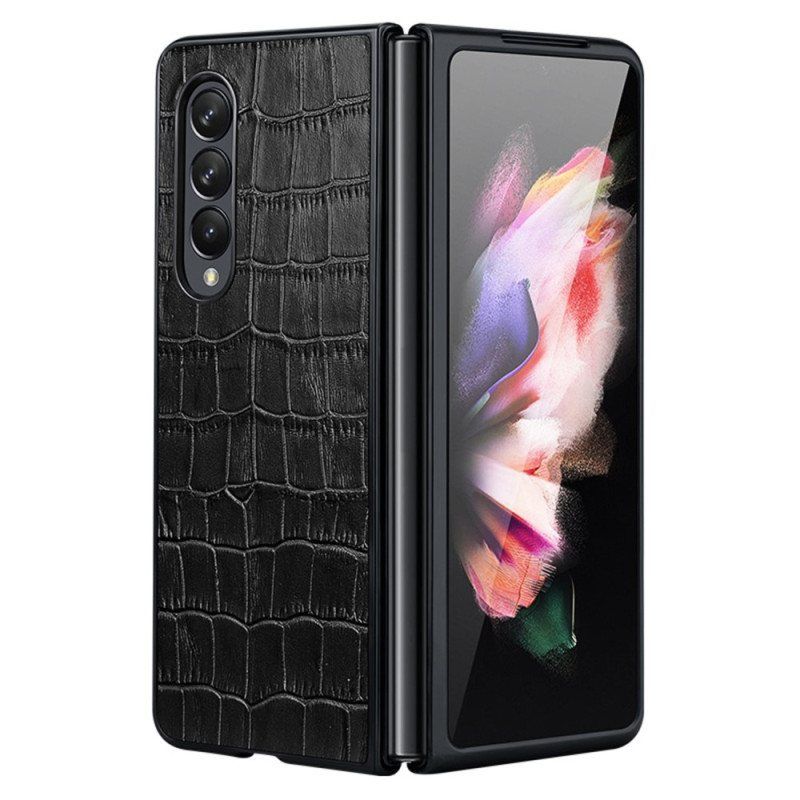 Deksel Til Samsung Galaxy Z Fold 4 Croco Chic