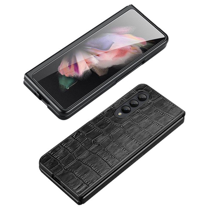 Deksel Til Samsung Galaxy Z Fold 4 Croco Chic