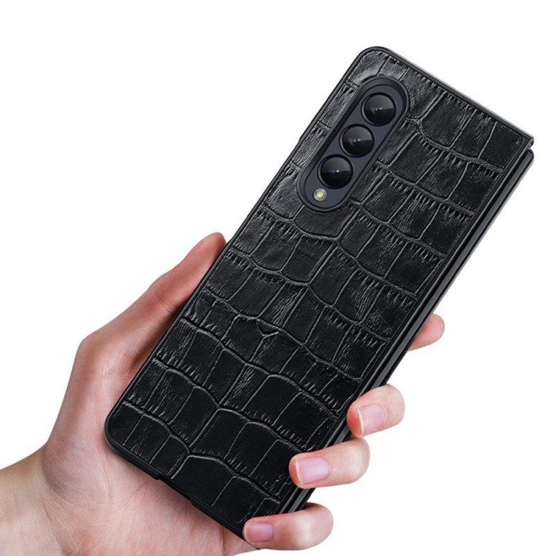 Deksel Til Samsung Galaxy Z Fold 4 Croco Chic