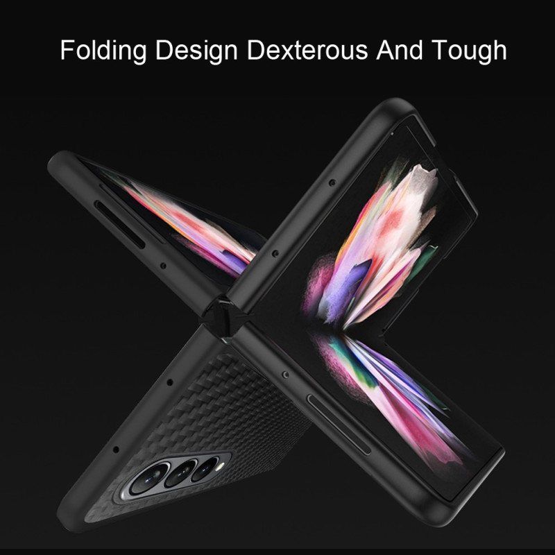 Deksel Til Samsung Galaxy Z Fold 4 Karbonfiber Og Mikrofiber