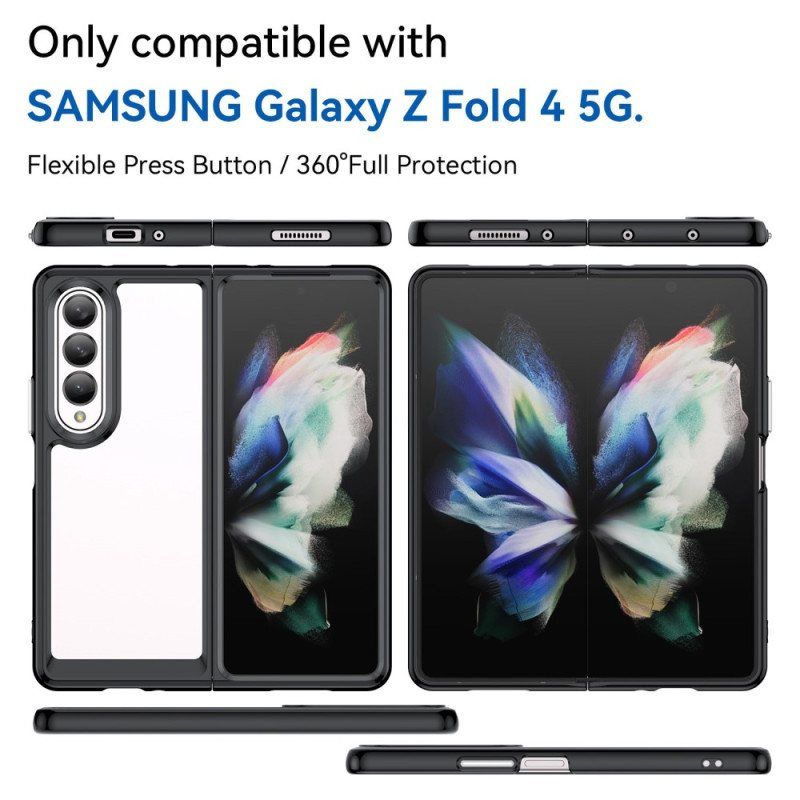 Deksel Til Samsung Galaxy Z Fold 4 Plast Farge