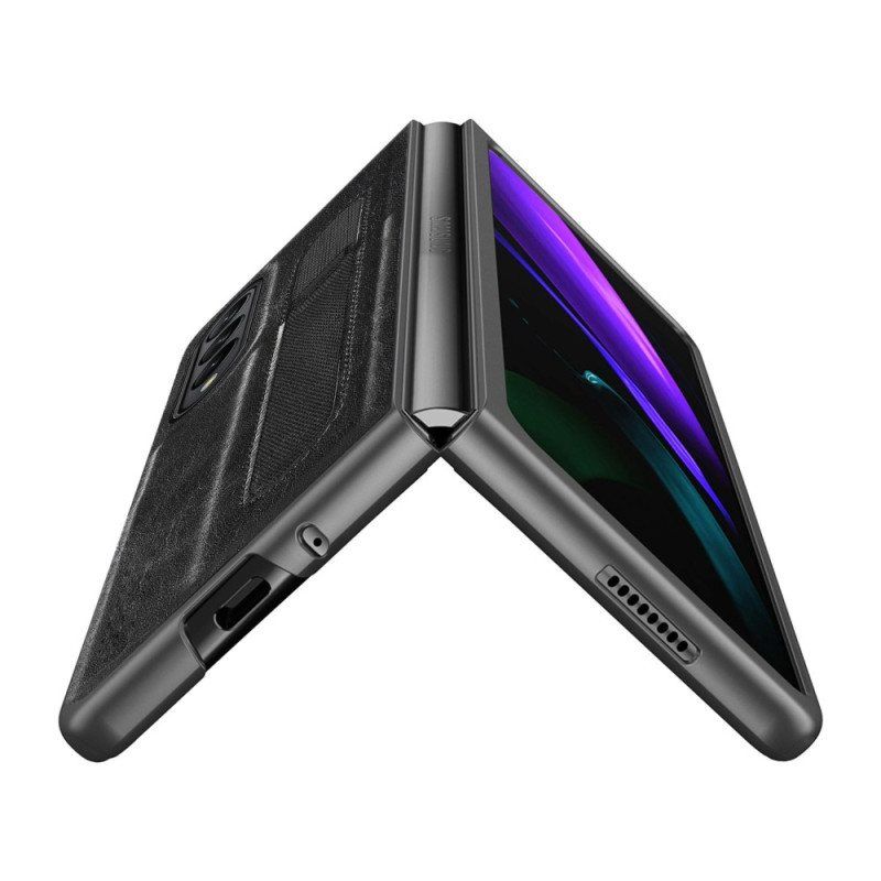 Deksel Til Samsung Galaxy Z Fold 4 Stylus I Imitert Skinn