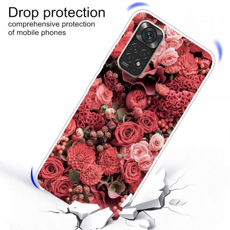 Deksel Til Xiaomi Redmi Note 11 / 11S Intense Blomster