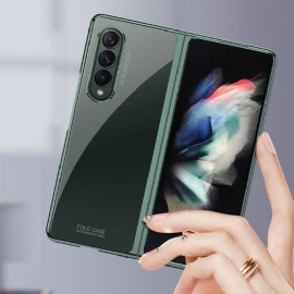 Deksel Til Samsung Galaxy Z Fold 3 5G Klare Fargede Kanter