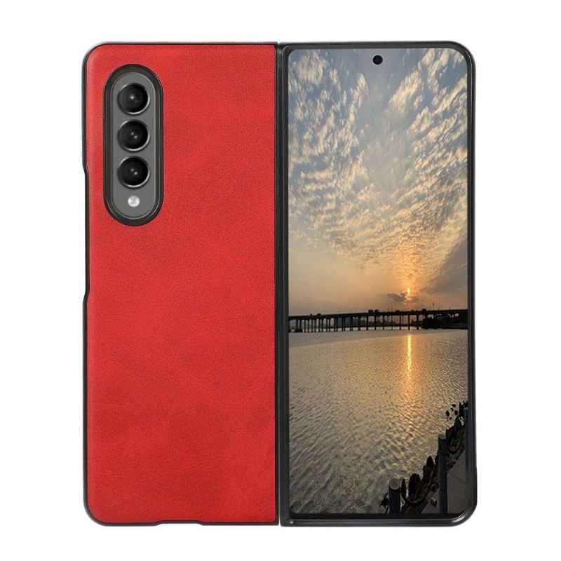 Deksel Til Samsung Galaxy Z Fold 3 5G Vintage Kunstskinnjazz