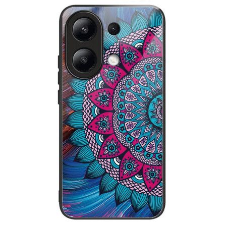 Deksel Til Xiaomi Redmi Note 13 4g Mandala Herdet Glass