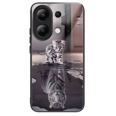 Deksel Xiaomi Redmi Note 13 4g Katt Og Tiger Herdet Glass