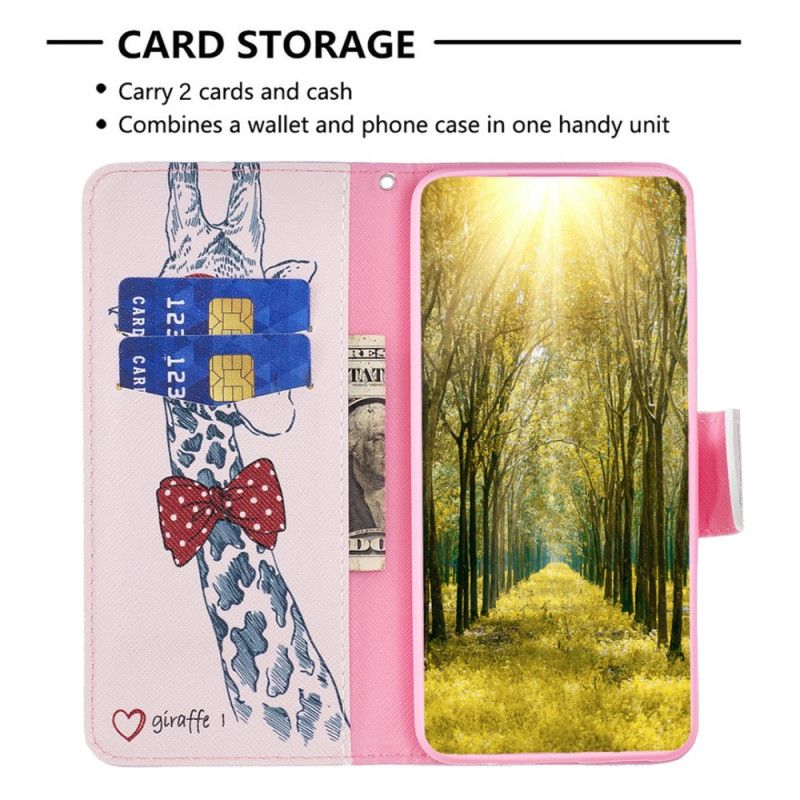 Folio Deksel Xiaomi Redmi Note 13 4g Intello Giraffe