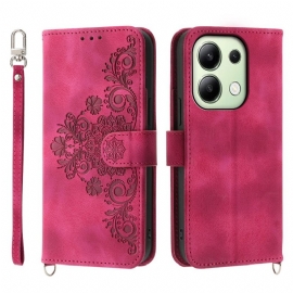 Folio Deksel Xiaomi Redmi Note 13 4g Lace Strappy Style