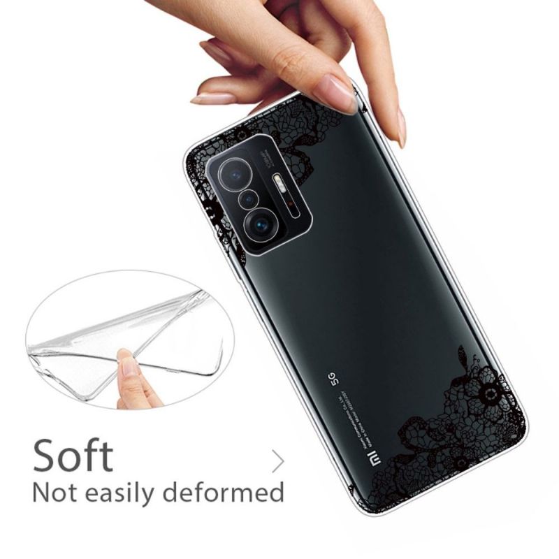 Deksel Til Xiaomi 11T / 11T Pro Anti-fall Blomsterblonde