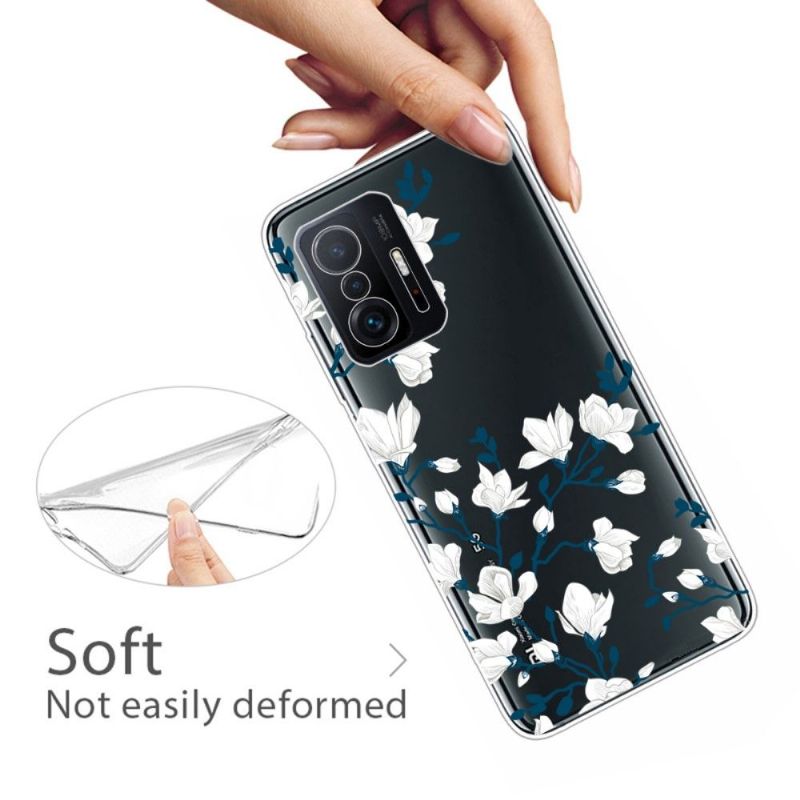 Deksel Til Xiaomi 11T / 11T Pro Originalitet Hvite Blomster