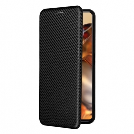 Folio Deksel Til Xiaomi 11T / 11T Pro Carbon Fiber Leathette