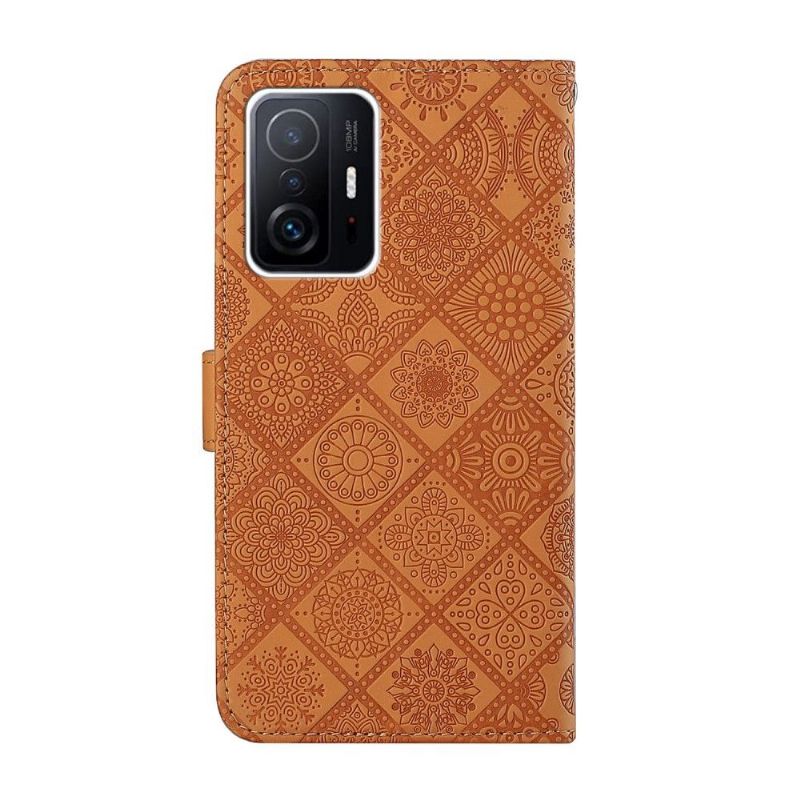 Folio Deksel Til Xiaomi 11T / 11T Pro Mandala Kaleidoskop