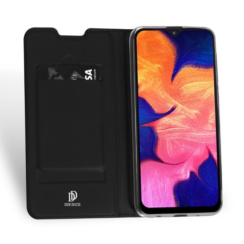 Case Til Samsung Galaxy A10 Business Imitert Skinn