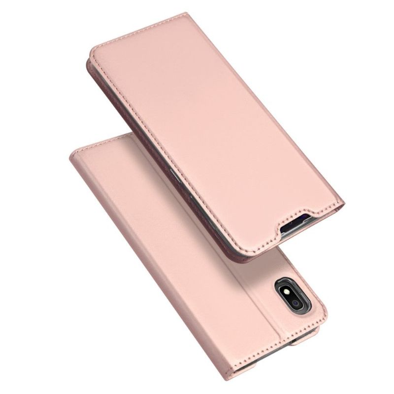 Case Til Samsung Galaxy A10 Business Imitert Skinn