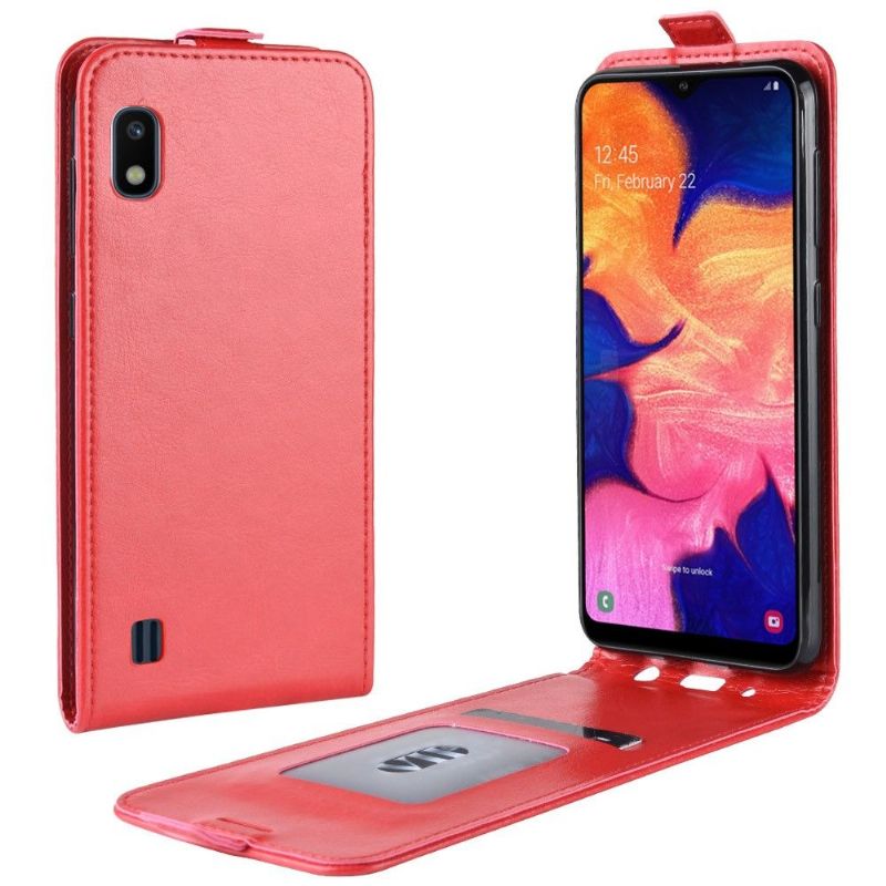 Case Til Samsung Galaxy A10 Folio Deksel Vertikalt Kunstskinn